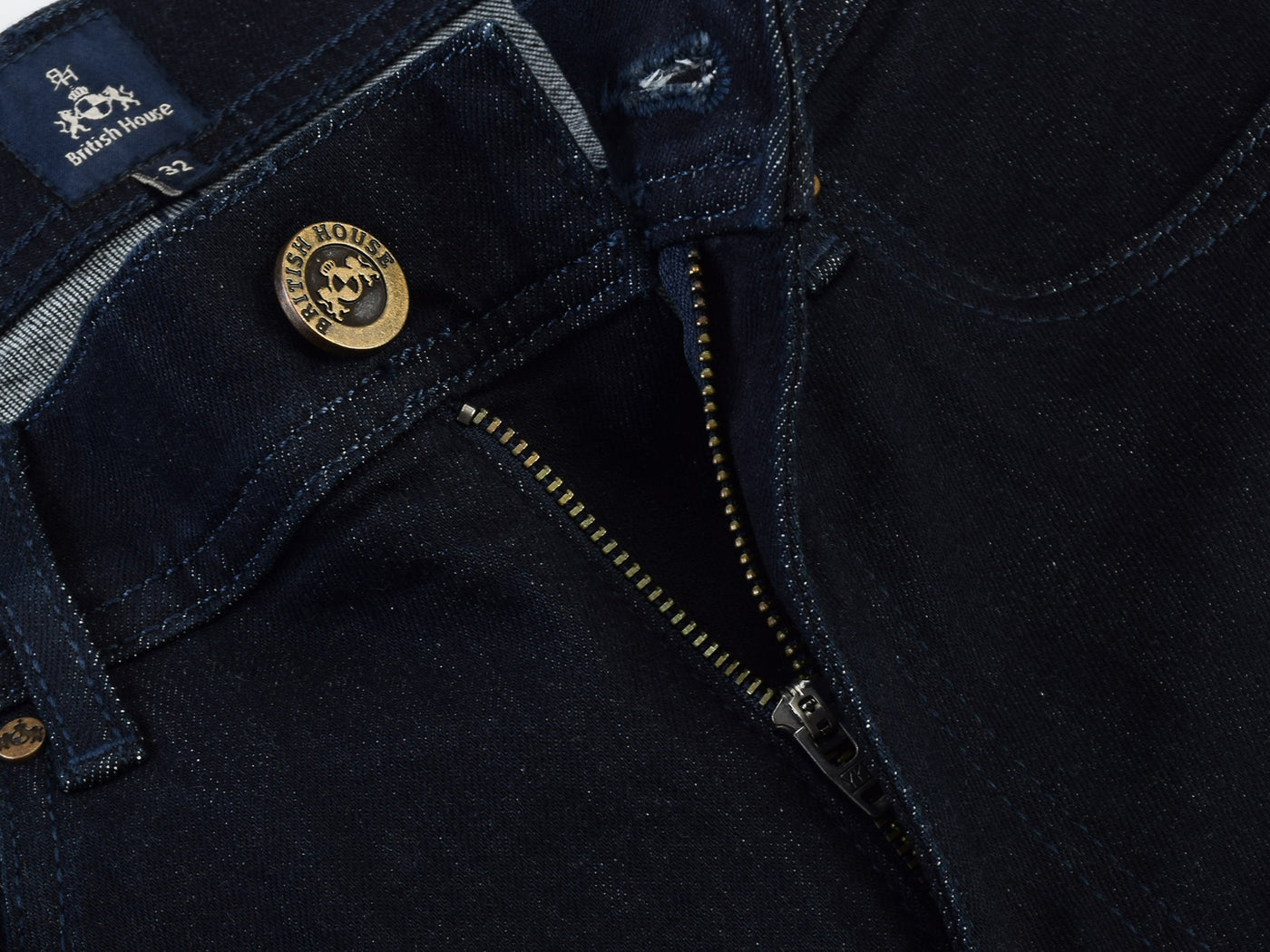 Contemporary-fit Jeans in Dark-Blue Denim