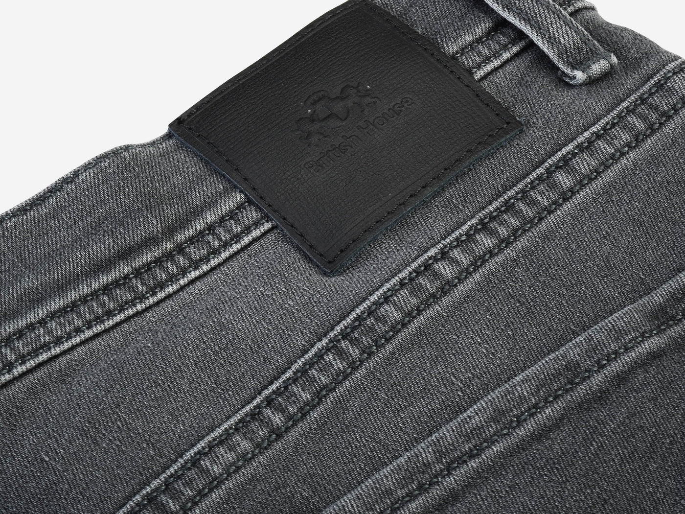 Contemporary-fit Jeans in Gray Denim