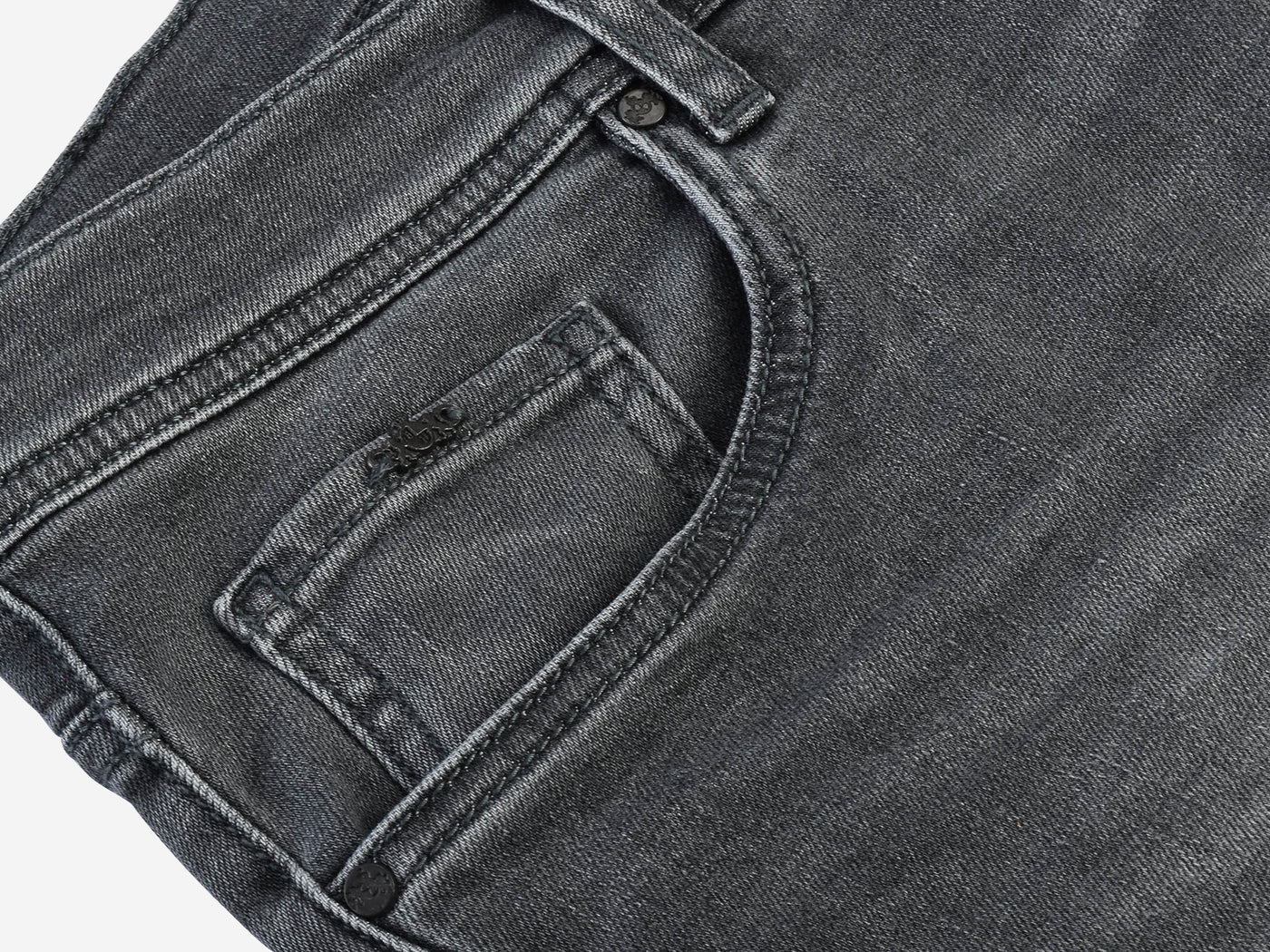 Contemporary-fit Jeans in Gray Denim