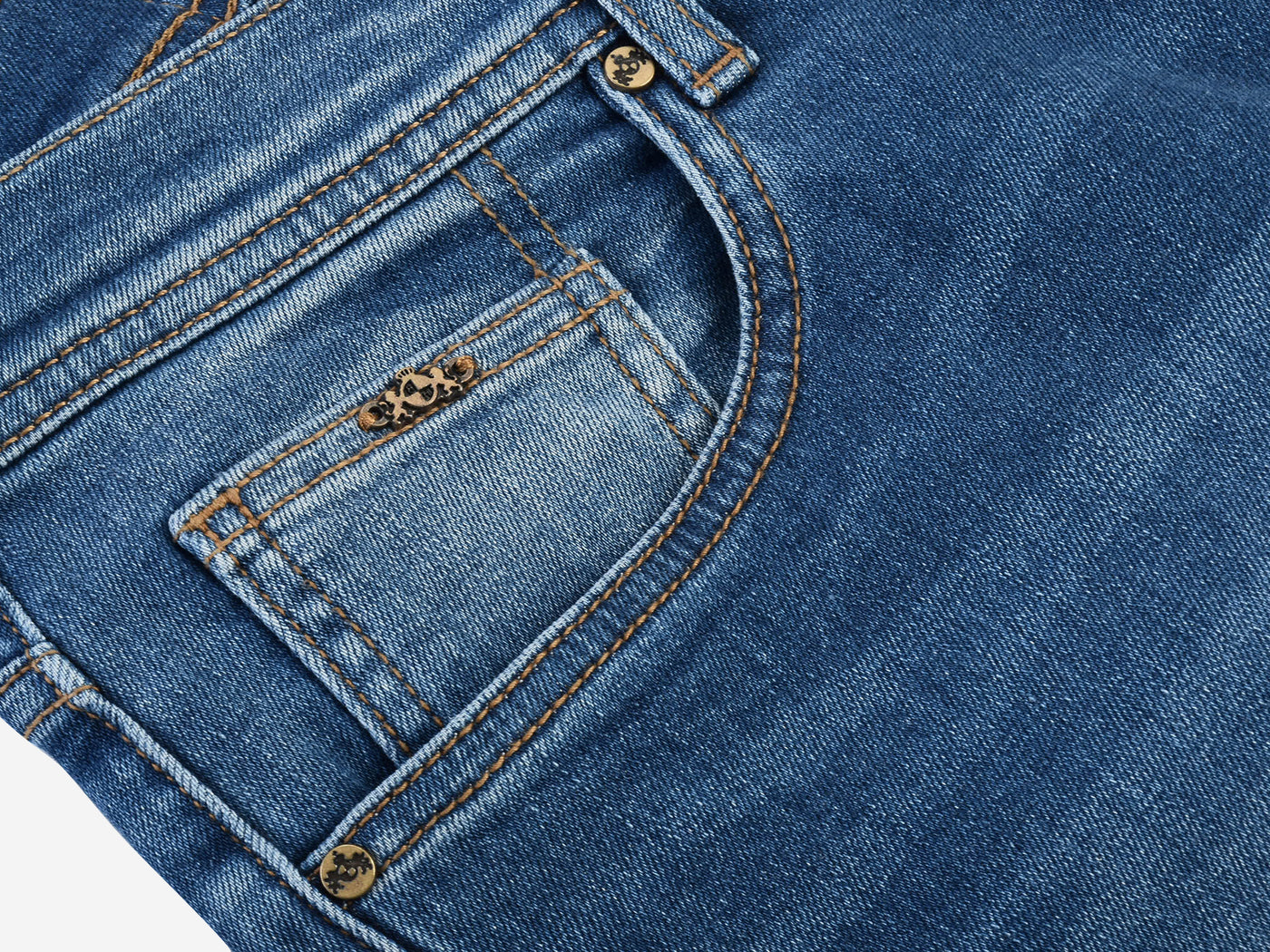 Contemporary-fit Jeans in Blue Denim