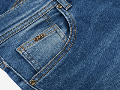 Contemporary-fit Jeans in Blue Denim
