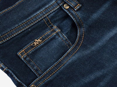 Contemporary-fit Jeans in Midnight Blue Denim