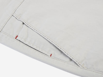 Contemporary-fit Stone-off White Gabardine