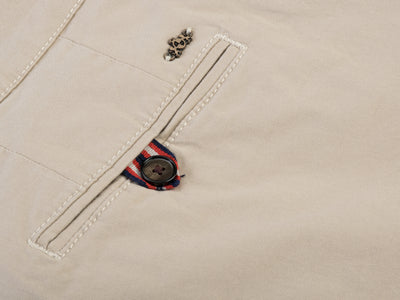 Sand-Beige Gabardine