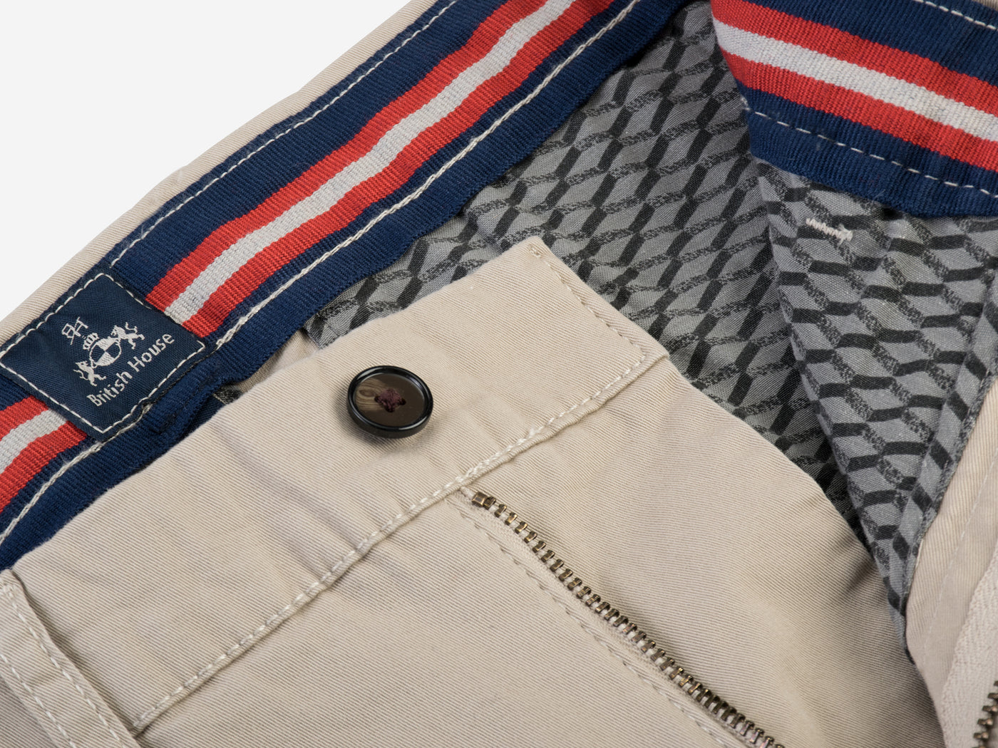 Sand-Beige Gabardine