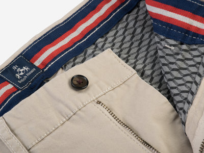 Sand-Beige Gabardine