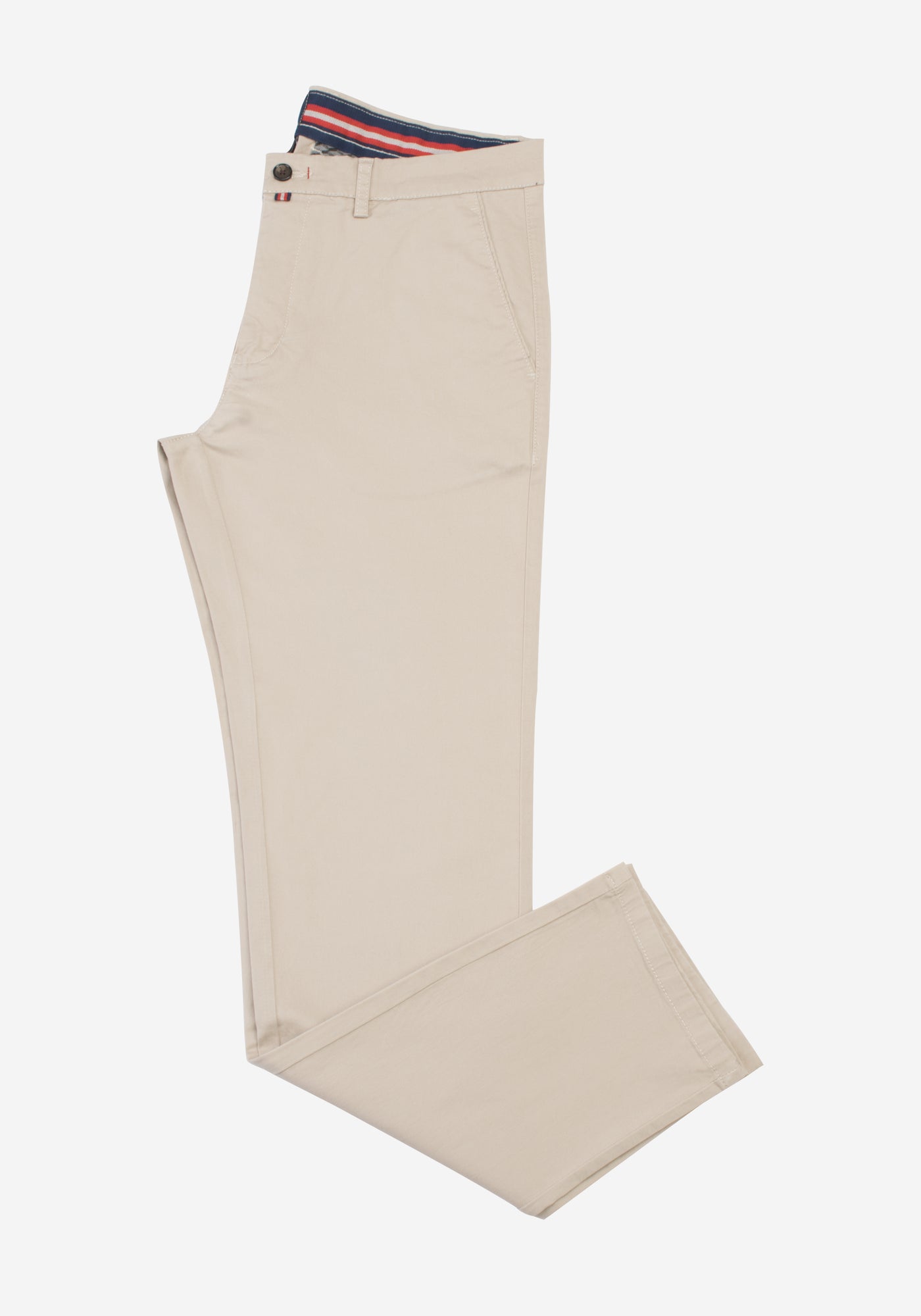 Contemporary-fit Sand-Beige Gabardine