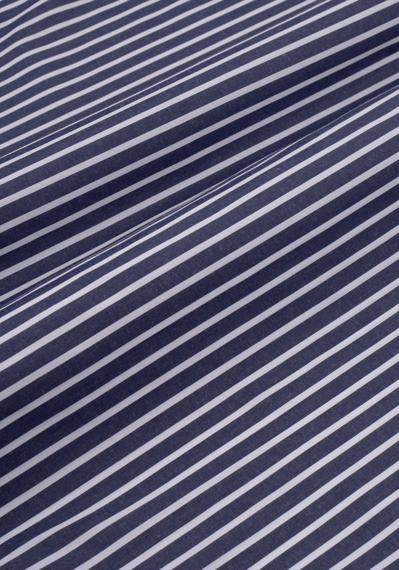 Midnight Blue Stripe Tencel Cotton Shirt