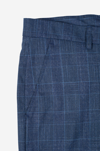 Blue Checked Pants