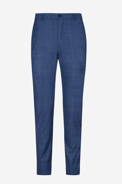 Blue Checked Pants