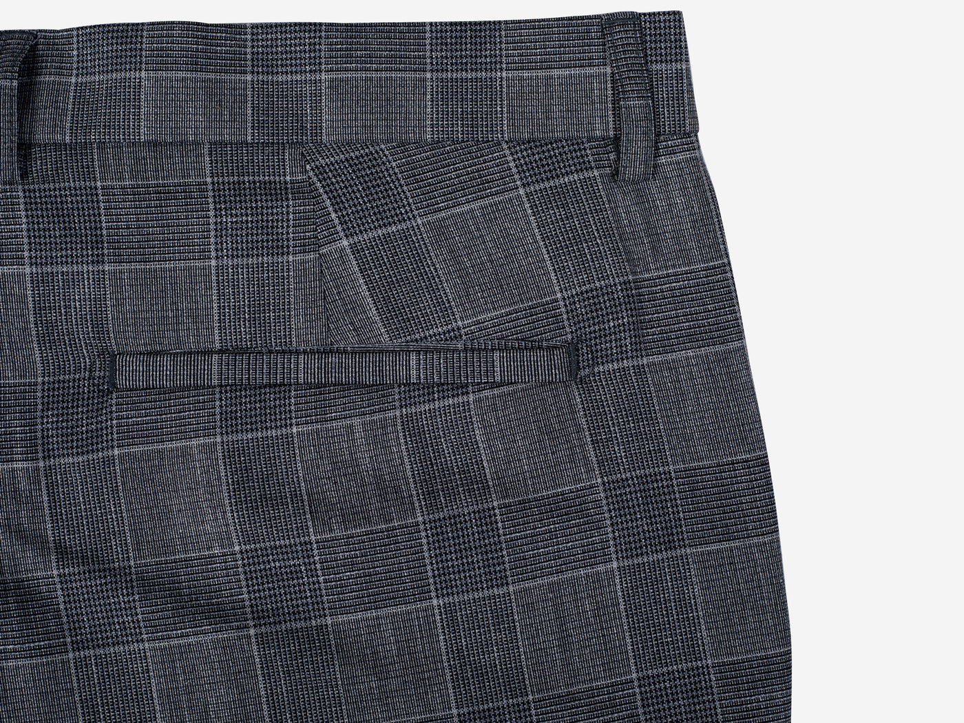 Gray Checked Pants