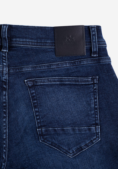Contemporary Fit Dark Blue Denim