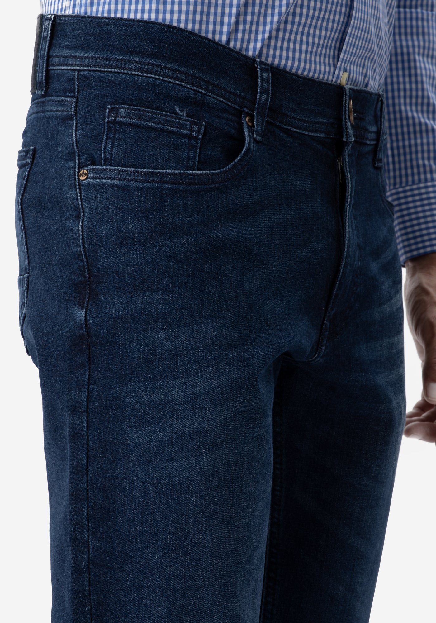 Contemporary Fit Dark Blue Denim