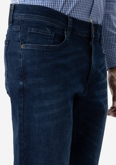 Contemporary Fit Dark Blue Denim