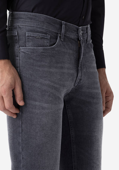 Contemporary-fit Gray Denim