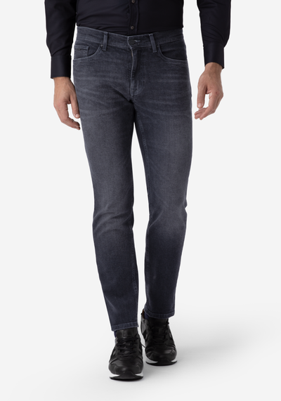 Contemporary-fit Gray Denim