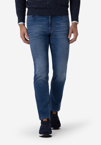 Contemporary-fit River Blue Denim