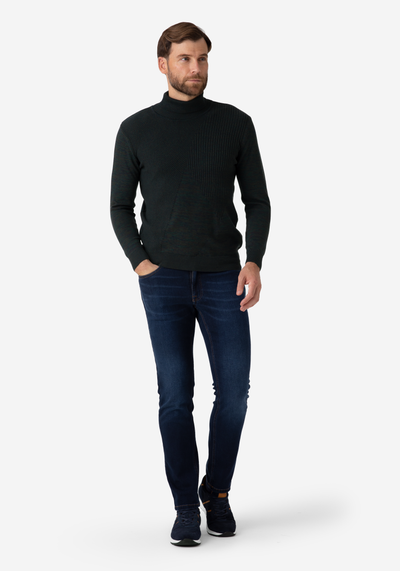 Contemporary-fit Dark Blue Denim