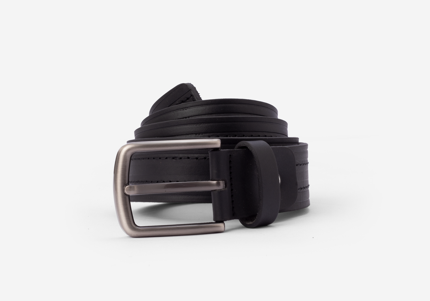 Black Genuine Leather Belt