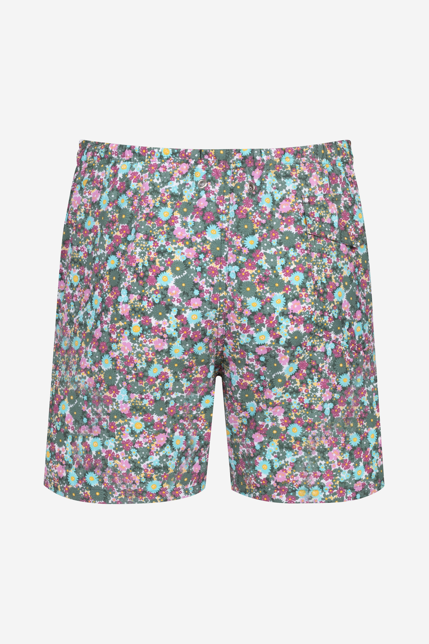 Colorful Floral Swim Shorts