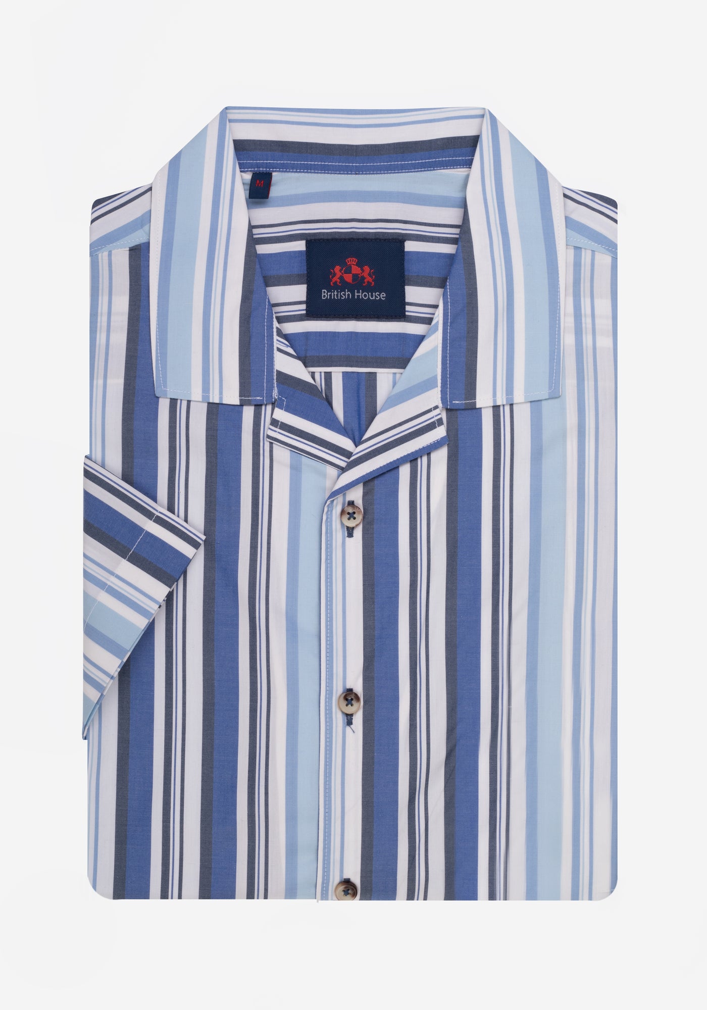 Blue Stripe Resort Shirt - Short Sleeve