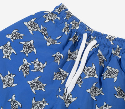 Blue Turtle Swim Shorts