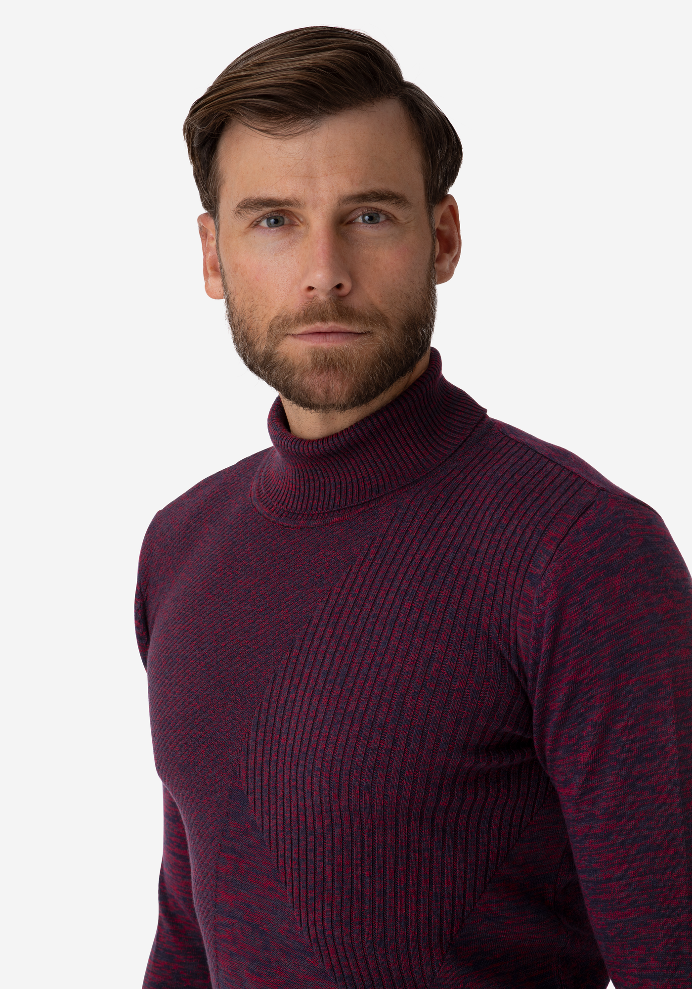 Brick Turtle Neck Pullover
