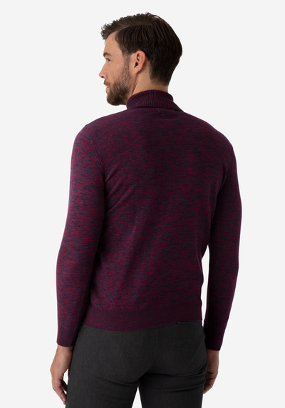 Brick Turtle Neck Pullover