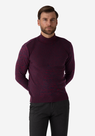 Brick Turtle Neck Pullover