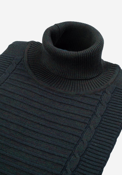 Army Dark Olive Turtle Neck Pullover