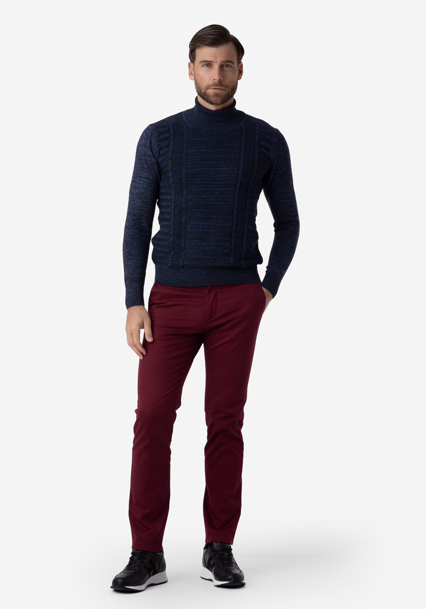 Catalina Blue Turtle Neck Pullover