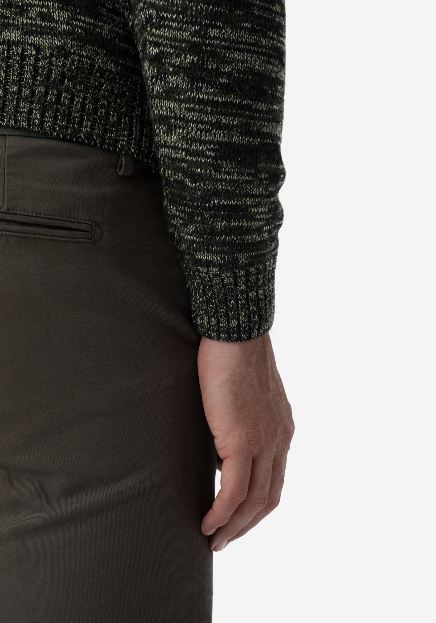 Jungle Green Turtle Neck Pullover