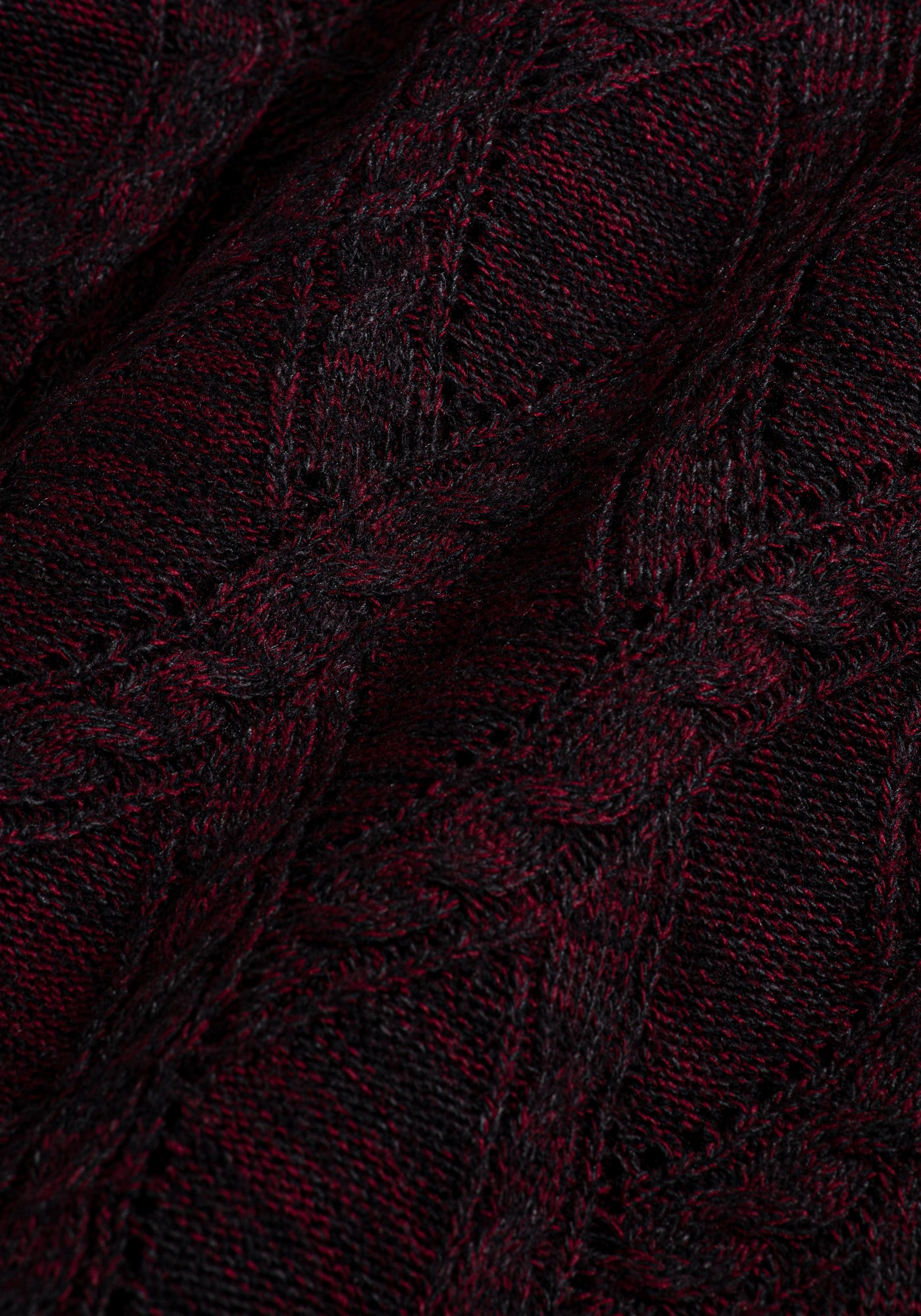 Deep Red Turtle Neck Pullover