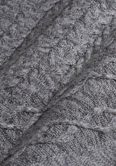 Silver Grey Turtle Neck Pullover