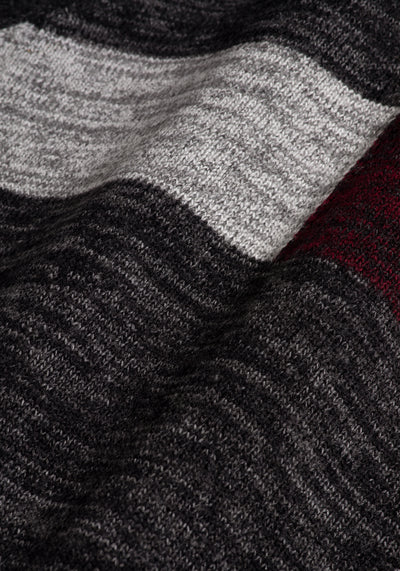 Dark Midnight Grey Turtle Neck Pullover