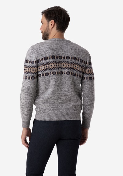 French Grey Crewneck Pullover