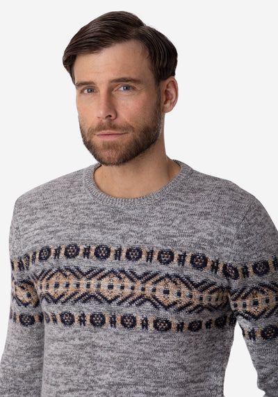 French Grey Crewneck Pullover