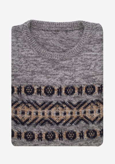 French Grey Crewneck Pullover