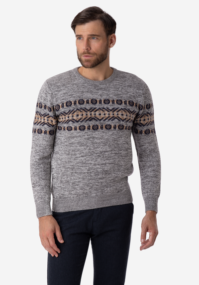 French Grey Crewneck Pullover