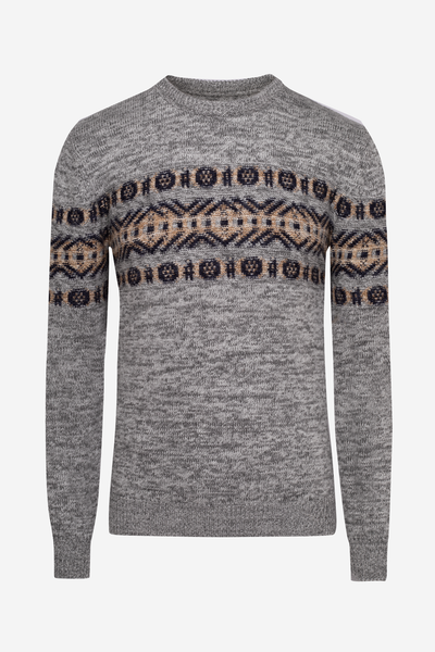 French Grey Crewneck Pullover
