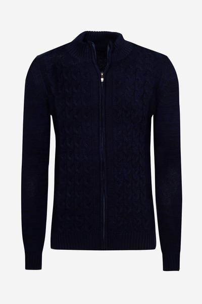 Midnight Blue Turtle Neck Pullover