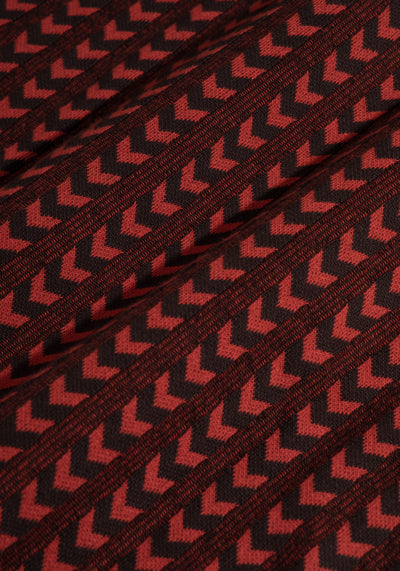 Orange Brown Arrows Pullover