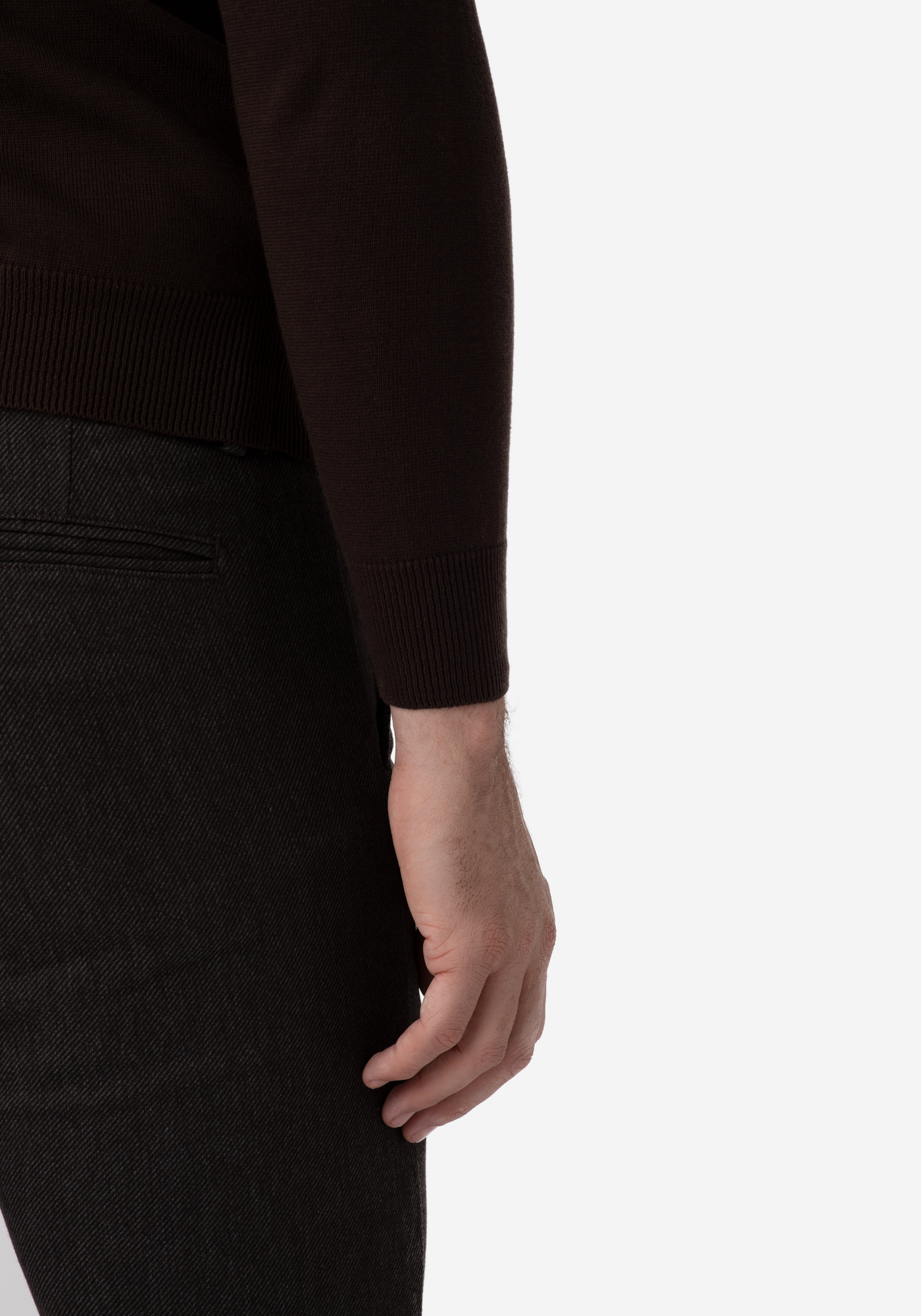 Orange Brown Arrows Pullover