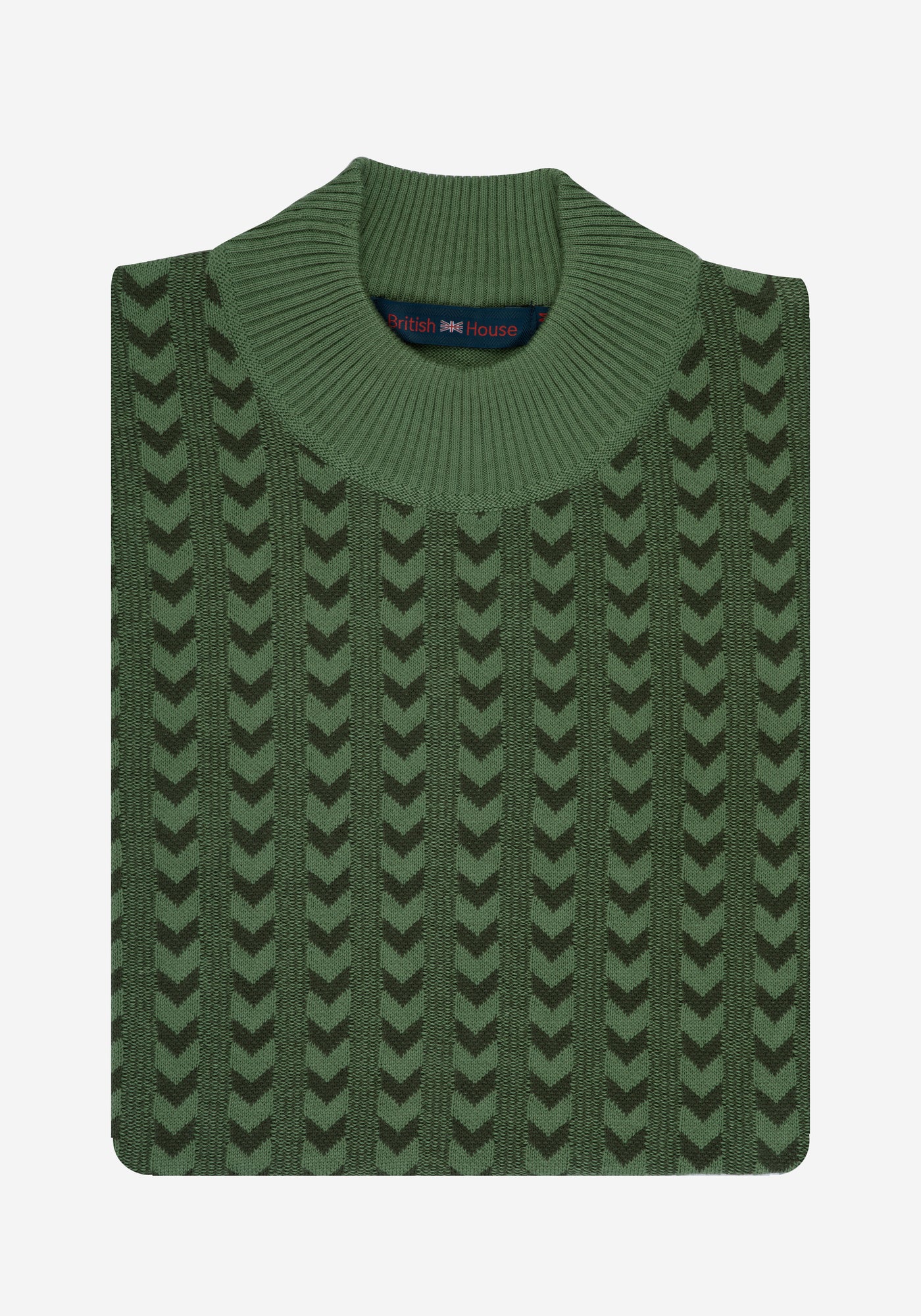 Green Olive Arrows Pullover