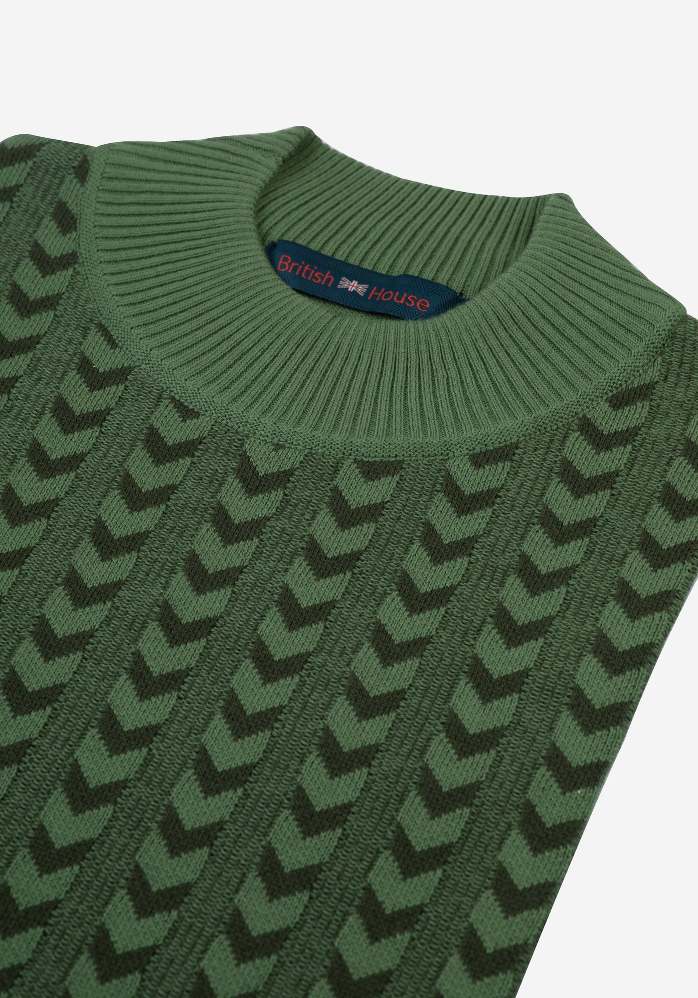Green Olive Arrows Pullover