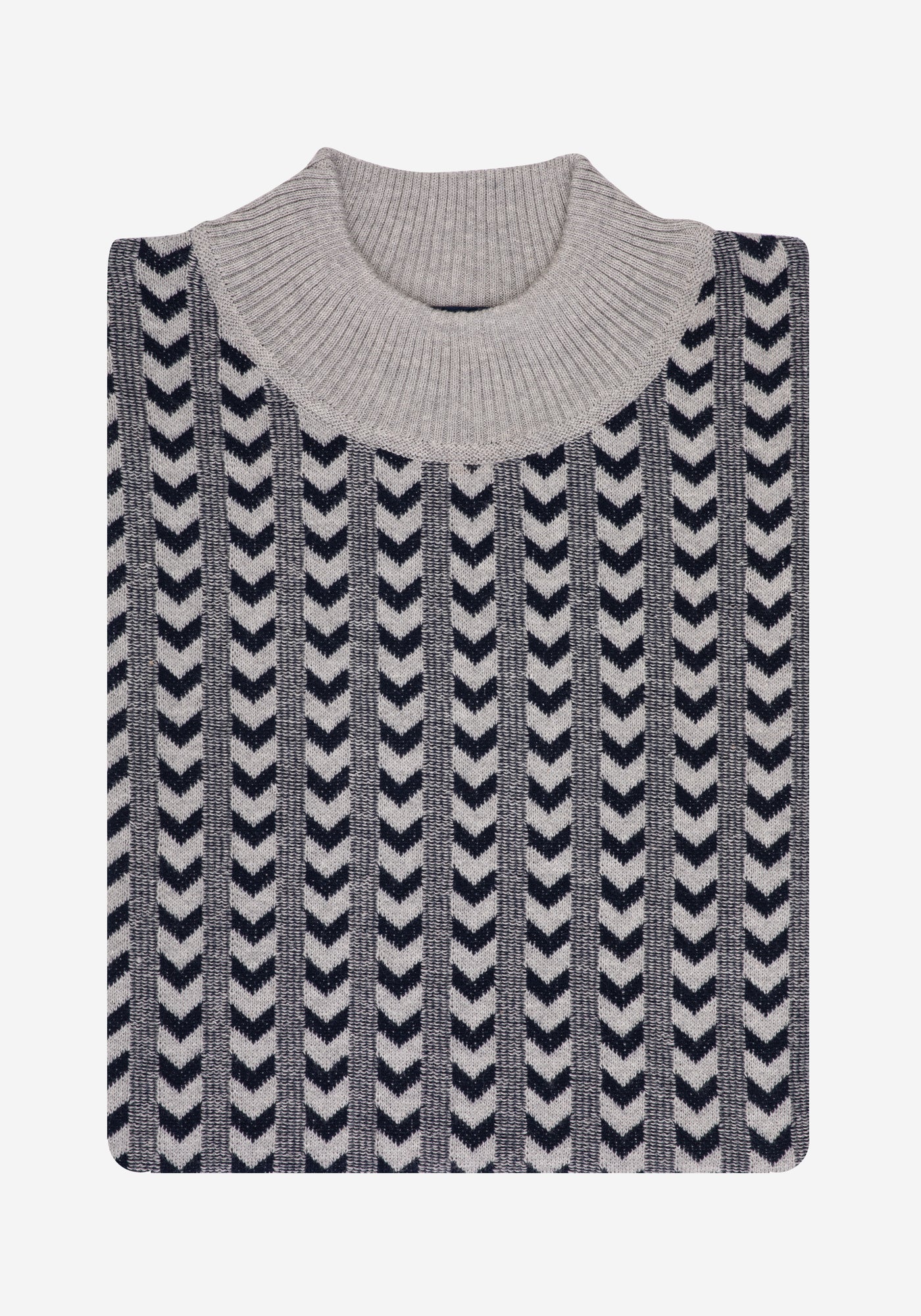 Grey Navy Arrows Pullover