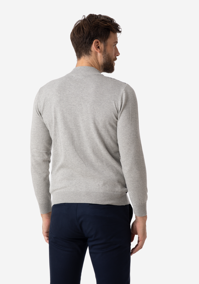 Grey Navy Arrows Pullover
