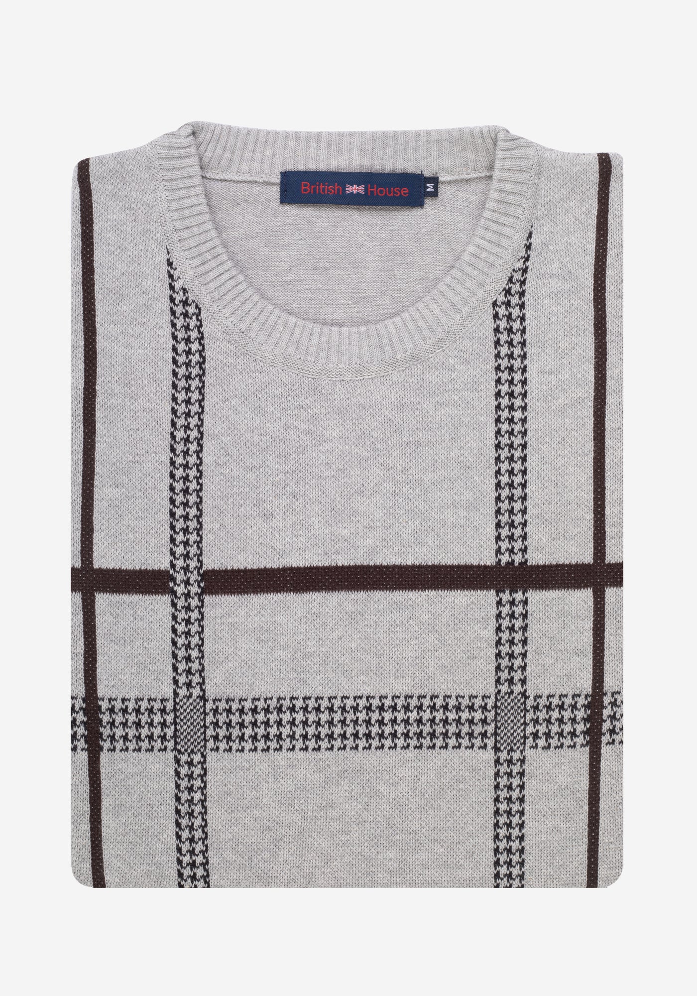 Pastel Grey Stripe Pullover