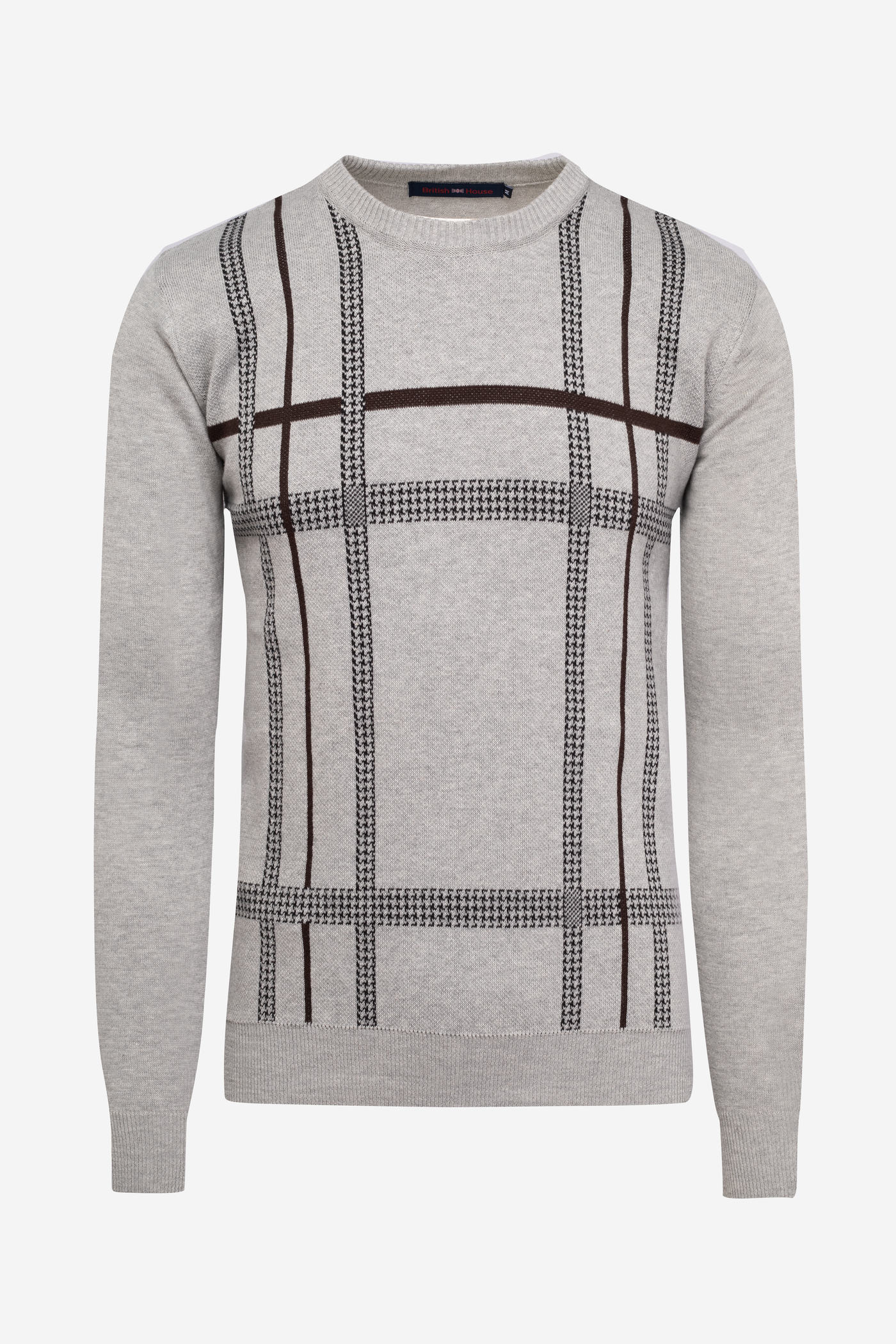 Pastel Grey Stripe Pullover