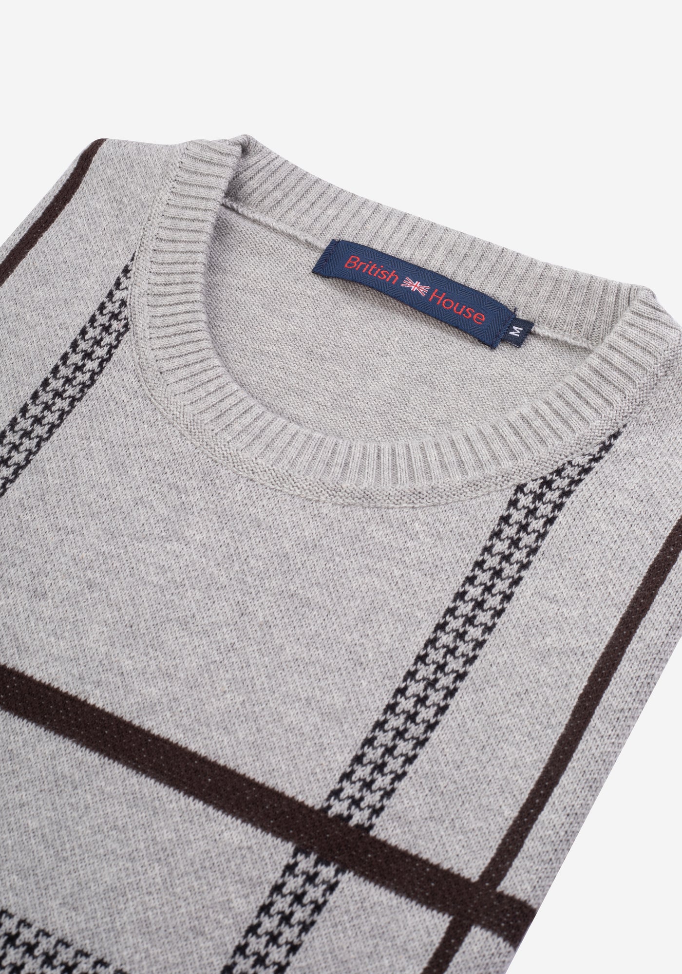 Pastel Grey Stripe Pullover